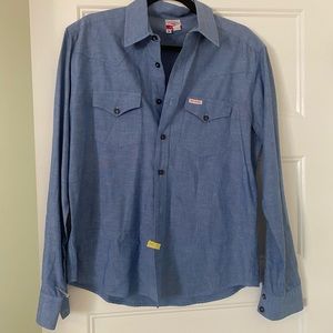 Mens Topo Designs Size Medium Button Down Made in the USA